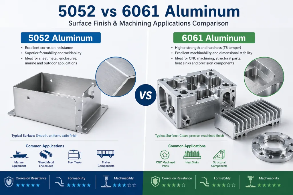 5052 vs 6061 Aluminum