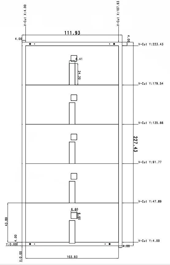 our panelization drawing