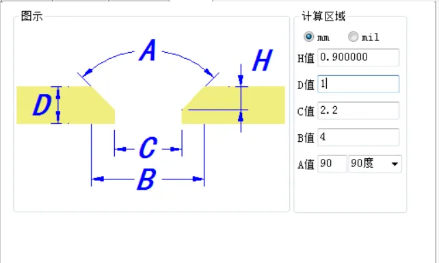manufacture the countersunk holes on the PCB according to the dimensions shown in the image