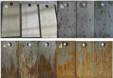 Side-by-side visual comparison of mild steel sheet showing surface rust after exposure versus stainless steel sheet remaining clean under the same conditions.