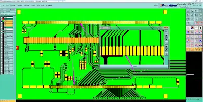 the original IC pad-to-pad spacing is less than 0.18mm