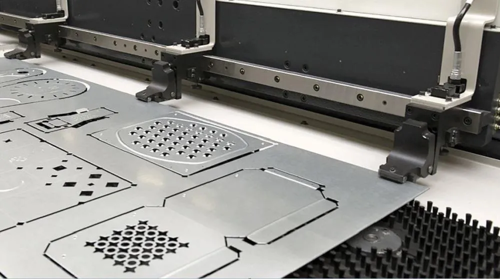 Forming laser-cut
