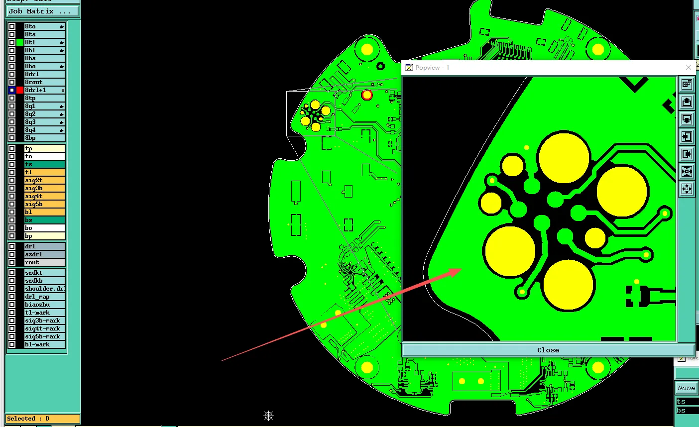 certain holes matched pad diameter exactly