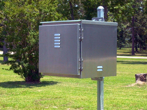 Outdoor equipment enclosure example
