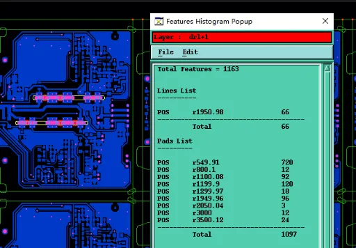 drilling diameter tolerance and line width tolerance control
