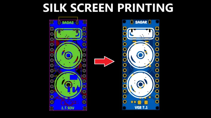 legend-to-pad clearance versus overlapping cases on FPC