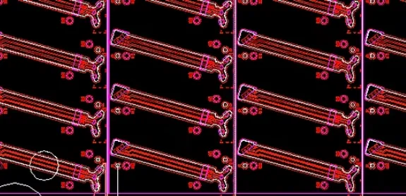 Flex pcb panel design