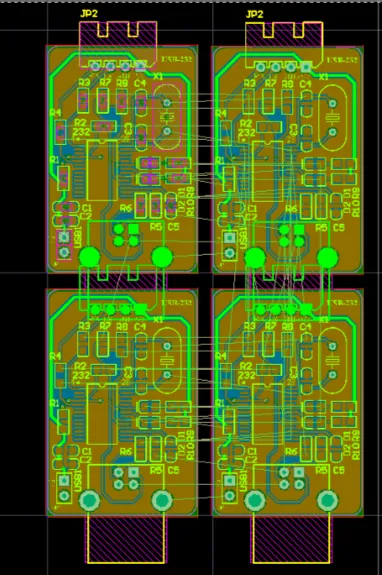 Standard FPC panel layout