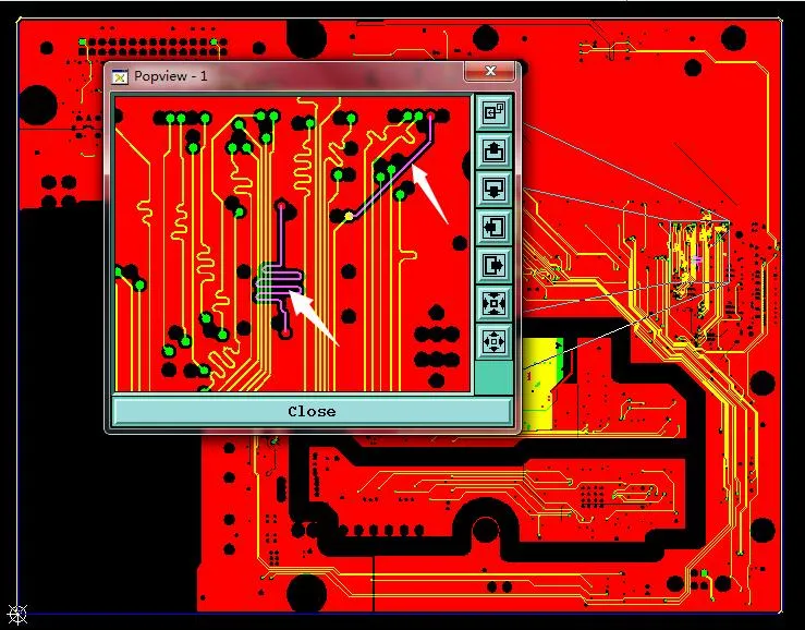 the indicated area requires 50-ohm impedance.