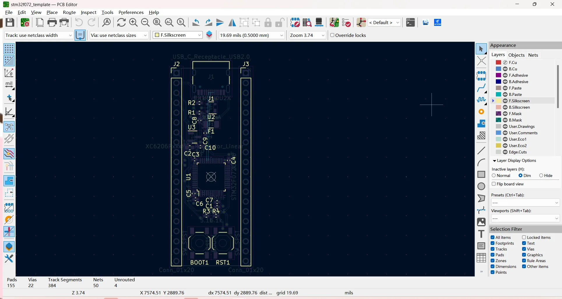 solder mask layer