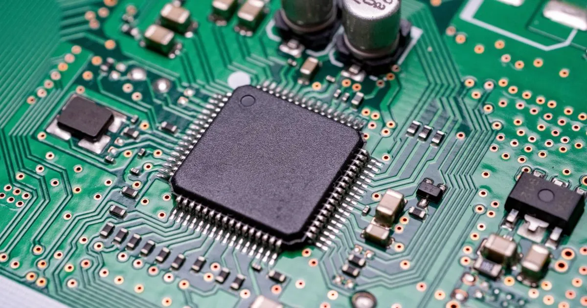 a high-speed connector placed directly against a BGA