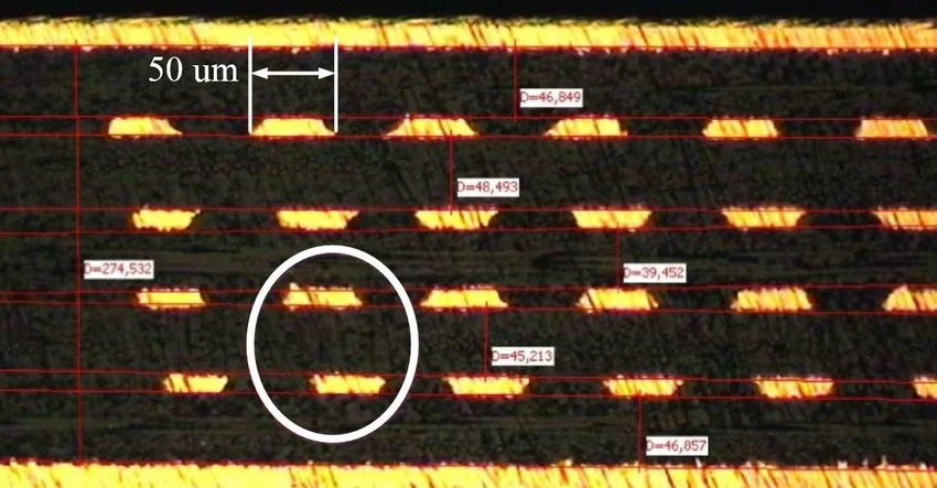 PCB layer misalignment