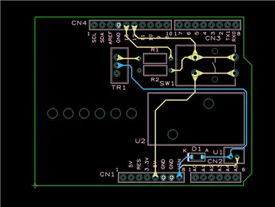 PCB CAD outline