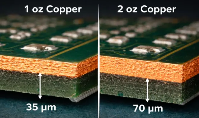Choosing Between 1 oz and 2 oz Copper PCB