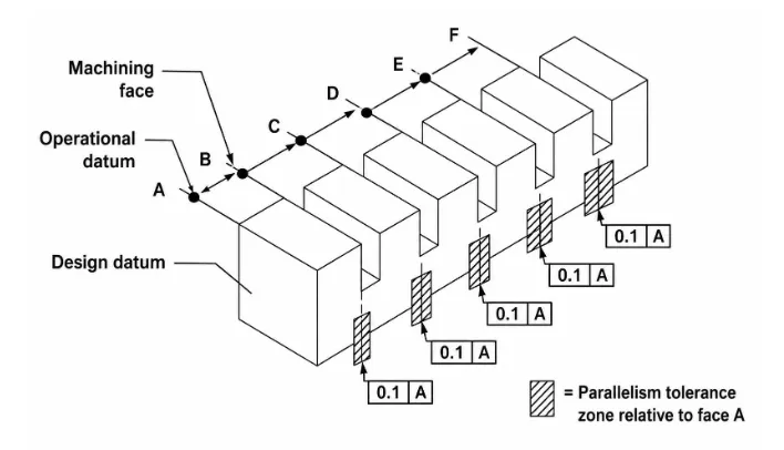 Tolerance stack-up diagram