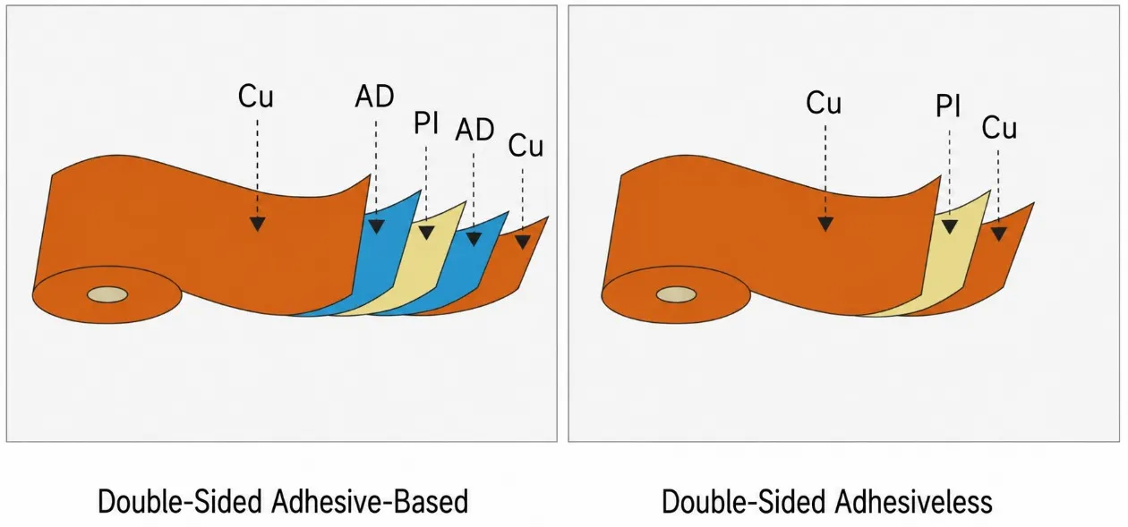 double-sided adhesive-based vs double-sided adhesive