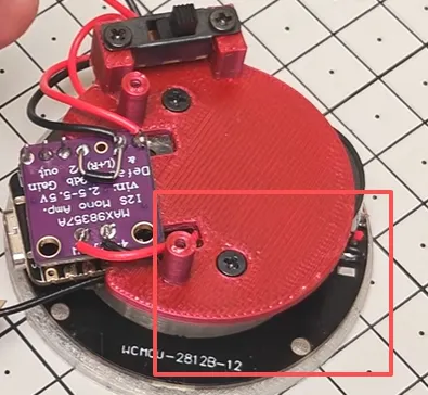 Custom 3D-printed enclosure in translucent PLA
