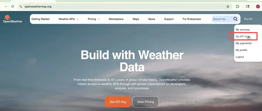 OpenWeatherMap API