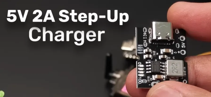 LiPo battery + 5V boost/charger module