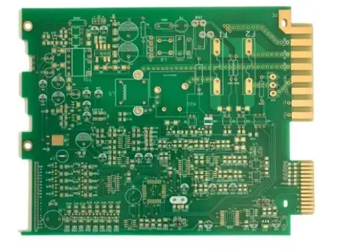 Side-by-side photo of a finished FR4 panel
