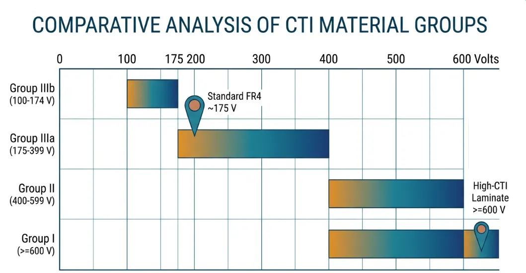 FR4 vs high CTI FR4