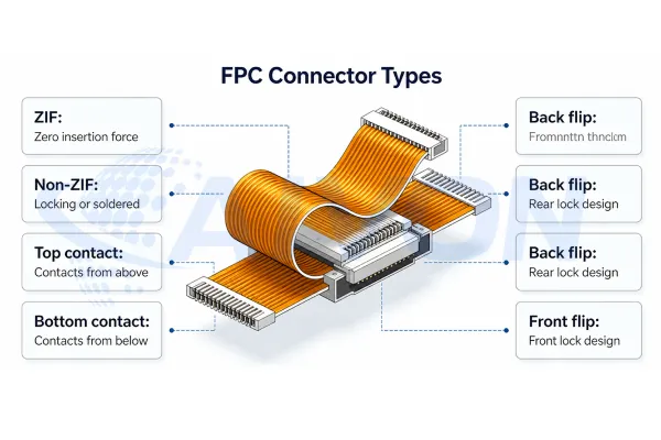 FPC connector types