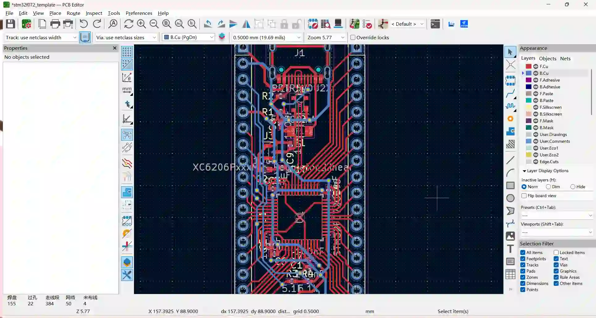 KiCad supports the full sequence