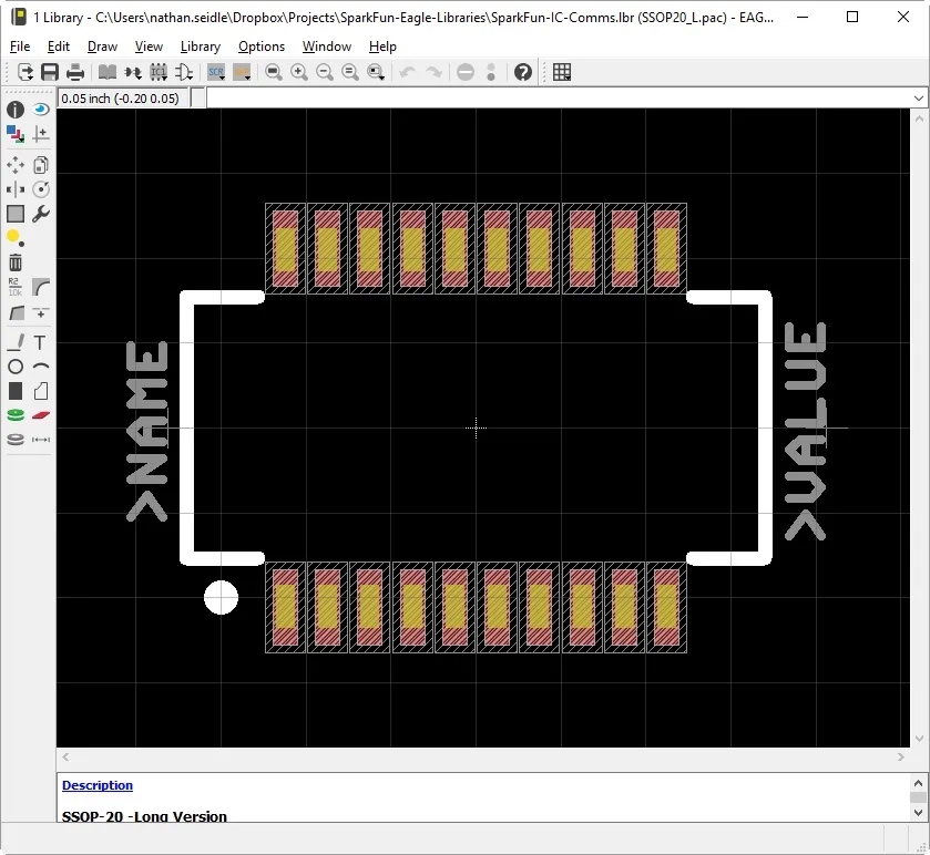 kicad footprint design