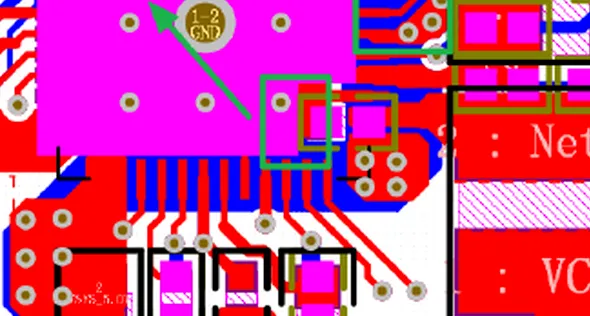 Fiducial keep-out from nearby parts and solder-mask opening affecting the vision outline