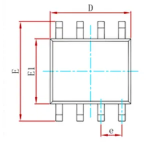 An SOP footprint must align the geometric center and retain a clear pin-1 and orientation definition