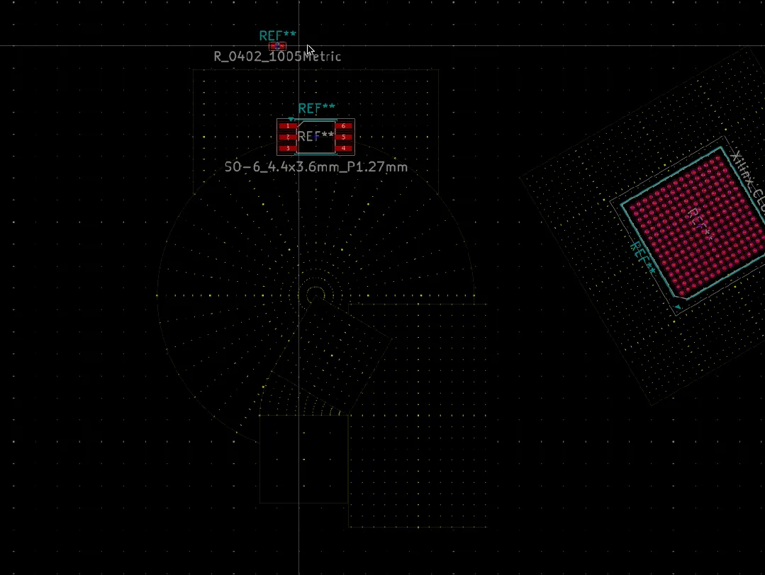 Components auto-rotate following local grids in KiCad 11