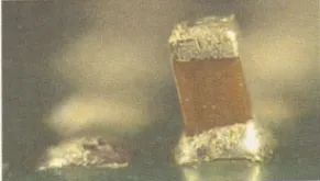 Asymmetric pads causing tombstoning of a chip component