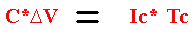 Charge-time equation for the timing capacitor