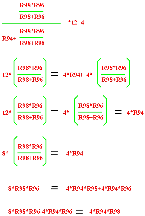 First step of the R96 calculation