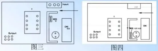 Effect of MOSFET and transformer placement on EMI