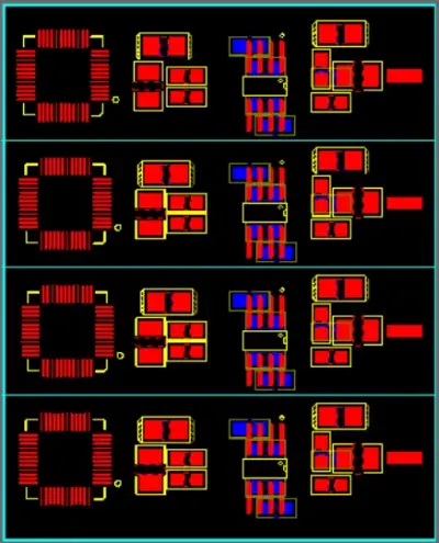 Symmetric module reuse for identical circuit blocks