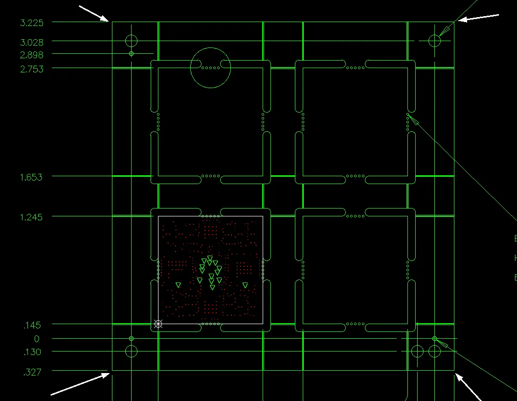 Process edges had sharp corners