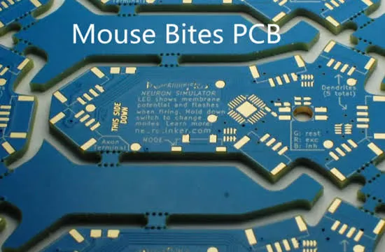 PCB mouse bite