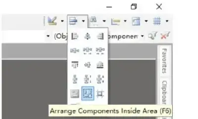 Arrange Components Inside Area example