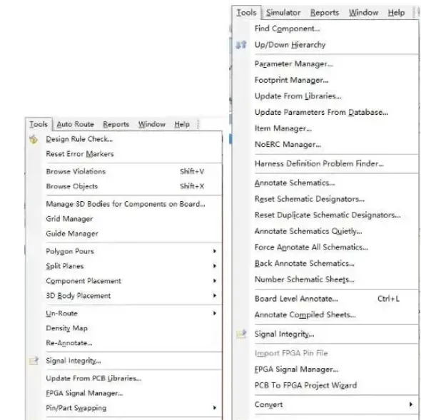 Cross Select Mode interface