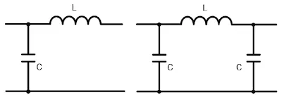 EMI filter components or schematic