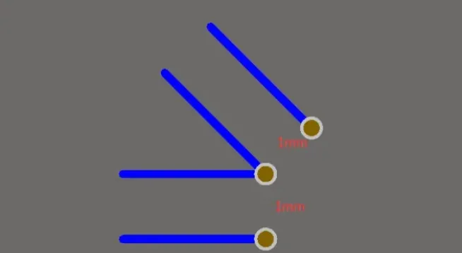 Step-by-step demonstration of using a rotated helper and snapping to achieve precise diagonal displacement