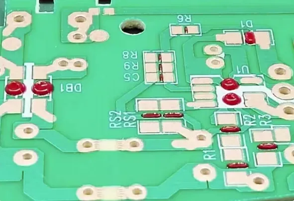 SMT red glue process illustration