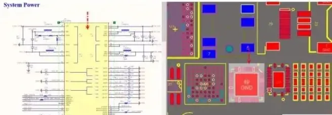 Component selection synchronized between schematic and PCB