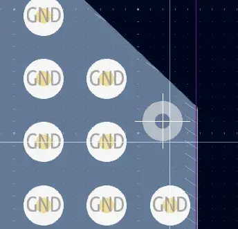 Editing a selected stitching via within the group