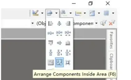 Arrange Components Inside Area rectangle for orderly placement