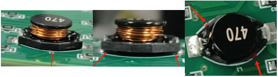Coplanarity issue causing component lift; adhesive improves fixation