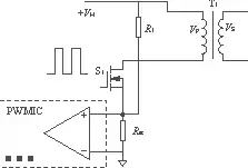 Comparator-based current limit in forward/flyback primary drive circuits