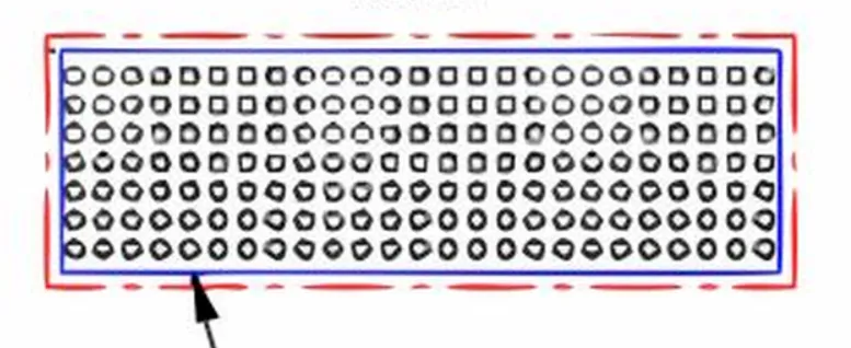 Back-side shroud outline shown separately from the component keepout