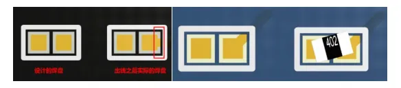 Diagonal pad exits causing component rotation during soldering